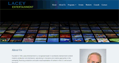 Desktop Screenshot of laceyentertainment.com